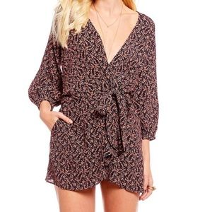 Free People Floral Tie Clara Dress